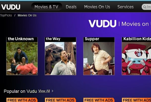 watch movies on Vudu