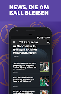 Yahoo Sport Screenshot