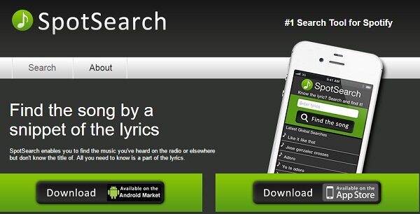 spotsearch - Find Name Of Song
