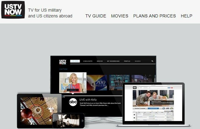 USTV Now TV website