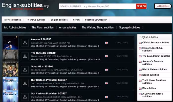 5 Sites To Download Subtitles For Every Movies & Series